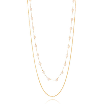 CLASSIC PEARLS DOUBLE NECKLACE - Chalice