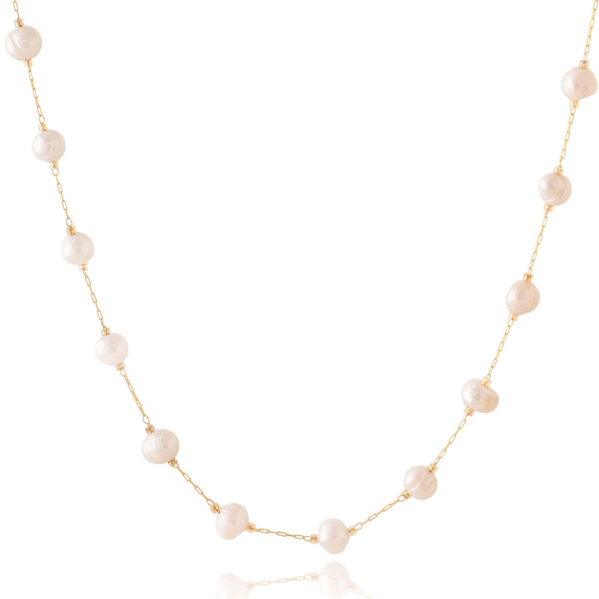 MINIMAL WHITE NECKLACE - Chalice