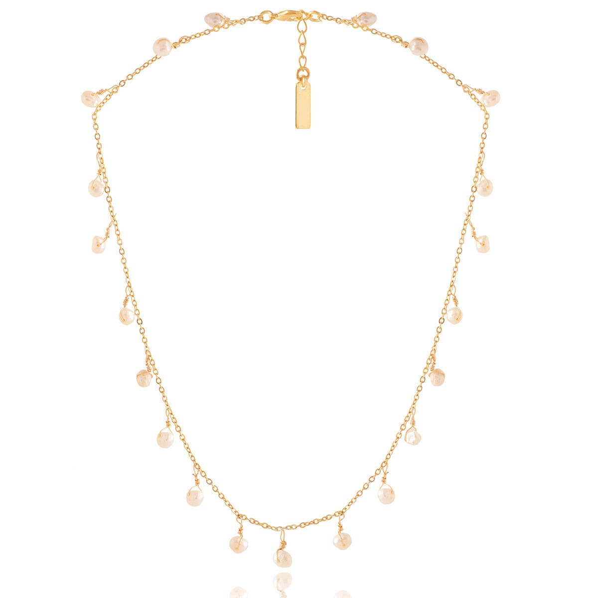 PEARL DROPS NECKLACE - Chalice