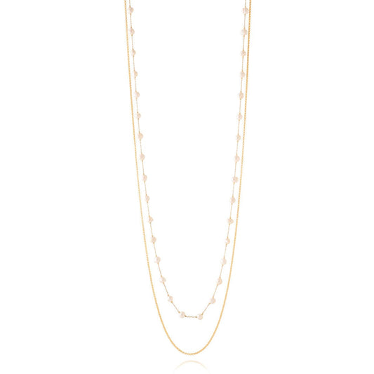 CLASSIC PEARLS DOUBLE NECKLACE - Chalice