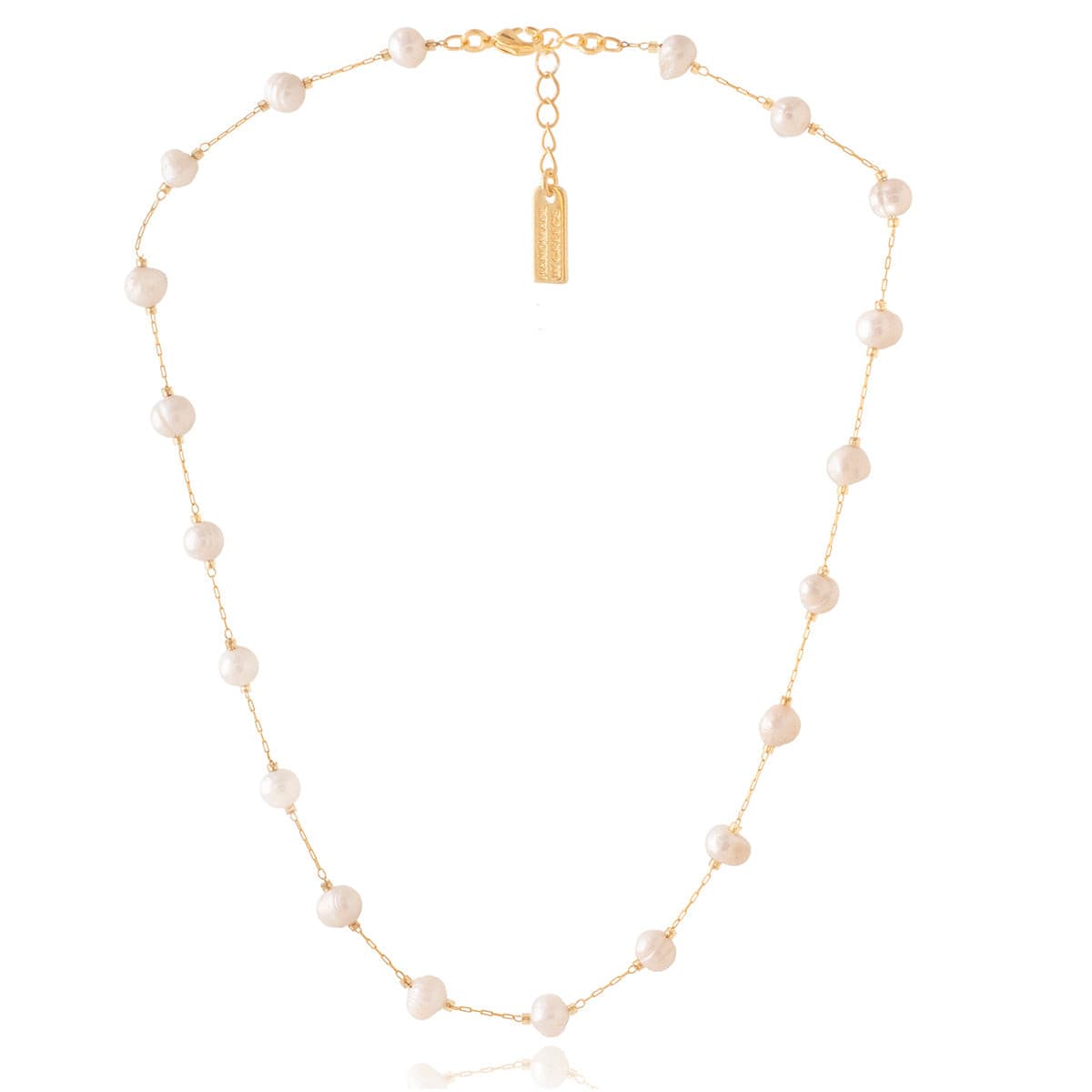 MINIMAL WHITE NECKLACE - Chalice