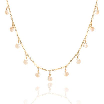 PEARL DROPS NECKLACE - Chalice