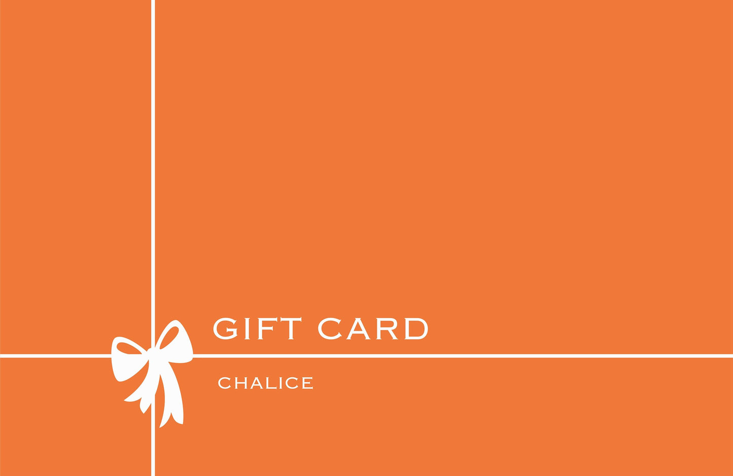 CHALICE GIFT CARD - Chalice